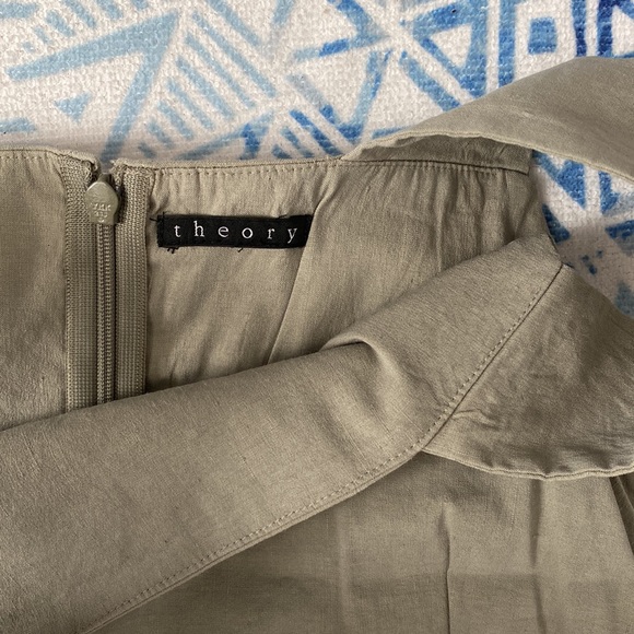 Theory Linen Blend Dress - Picture 4 of 8